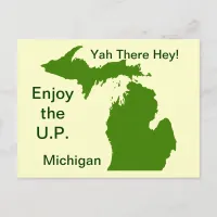 Enjoy the U.P. Michigan with Da Yoopers Postcard