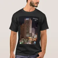 Phoenix Arizona at Night Skyscrapers Unisex T-Shirt