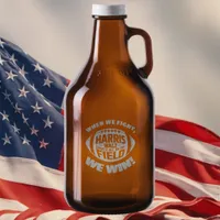 Kamala Harris, Walz: When We Fight, We Win! Amber Growler