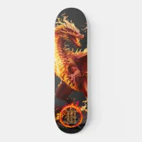 *~*  Ring of Fire AP88 Fierce Element Dragon  Skateboard