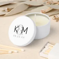 Decorative Modern Wedding ID887 Mini Candle Favors