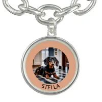 Personalized Pet Dog Photo Animal Lover Elegant Bracelet