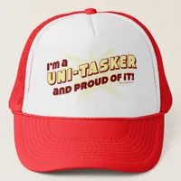 Unitasker Funny Do The Job Motto  Trucker Hat