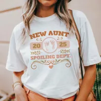 Personalized New Aunt T-Shirt