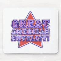 Great American Novelist Star Author Pride  Mouse Pad