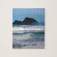 Hawaiian Coast Blue Sky Jigsaw Puzzle
