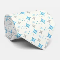 Blue & Grey Retro Men’s Neck Tie