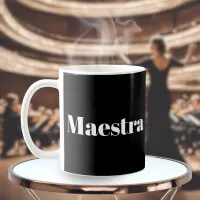 Maestra Conductor Pianist Musician Music Themed Coffee Mug