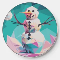 Geometric Snowman Wireless Charger