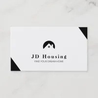 Elegant Real estate Any Color  Business Card