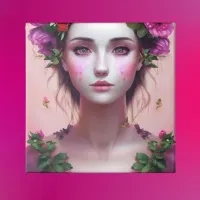 Beautiful Ethereal Enchanted Woman Fantasy Art Canvas Print