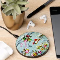 So much love! Love locks for etern love  Wireless Charger