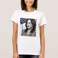 Caricature of Kamala Harris Political T-Shirt