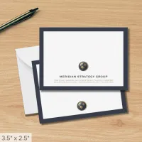 Custom Consulting Logo Stationery Card