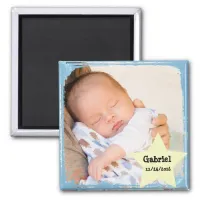 Baby Boy Blue Photo Magnet