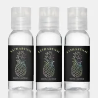 Neon Rainbow Glitter Pineapple Sparkle Hand Sanitizer