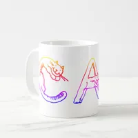 Mug - Rainbow Colored CAT