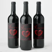 Forever Personalized Wine Label