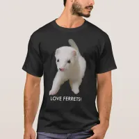 White Baby Ferret T-Shirt