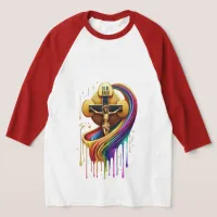 Contemporary Artistic Design of Crucified Figure T-Shirt