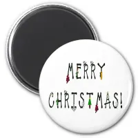 Merry Christmas Decoration Font Magnet