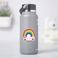 LGBTQIA+ Ally | Cute Rainbow Support Pride Sticker