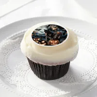  Witch Themed Halloween Party Edible Frosting Rounds