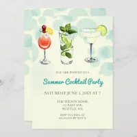 Summer Cocktail party Invitations