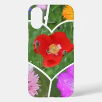 My Heart is Filled with Flowers Photo Collage iPhone 16 Plus Case