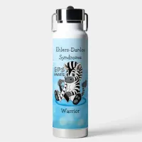 EDS Awareness Ribbon and Zebra Water Bottle