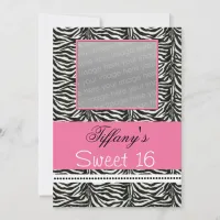 Chic Sweet Sixteen party photo Invitation