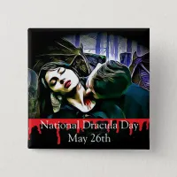 National Dracula Day May 26th Strange Holiday Pin