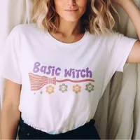 Basic Witch Modern Womens Halloween T-Shirt