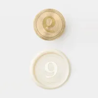 Number 9 Craft Hobby Birthday Age Numeral Envelope Wax Seal Stamp