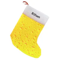 Funny Beer Drinker's Personalised Small Christmas Stocking