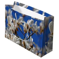 Beautiful White Magnolia Sargentiana Flowers Large Gift Bag