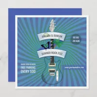 Summer Rock Festival add logo invitation