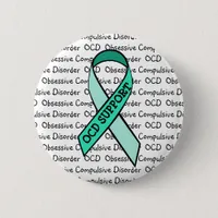 OCD Obsessive Compulsive Disorder Awareness Ribbon Pinback Button