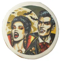 Vampires and Bats Halloween Party  Sugar Cookie