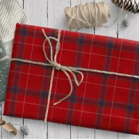 Red Tartan Pattern ID589 Wrapping Paper