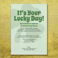 St. Patricks Day - Lucky Day Invitation