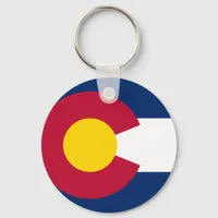 Colorado State Flag Keychain