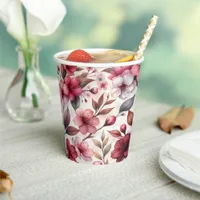 Cherry Blossom Paper Cups