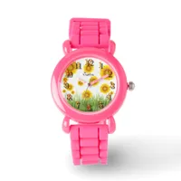 Bright and Elegant Sunflower Sweet Whimsical Watch