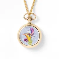 Calla Lillies Watercolor Handpainted Watch