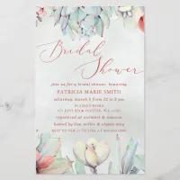 Budget Sage Succulent Boho Bridal Shower Invite