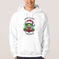 Have a Hoppy Christmas | Frog Pun Hoodie