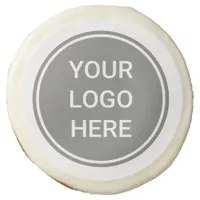 Minimalist Customizable Promotional Corporate Logo Sugar Cookie