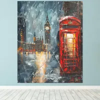 Big Ben and the Red Phone Booth Canvas Print