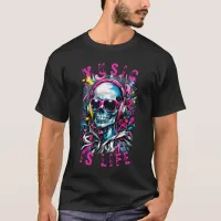 Colorful Skull Music T-Shirt